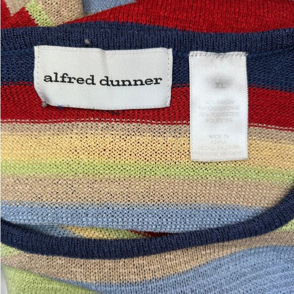 Alfred Dunner Vintage Women’s Short Sleeve Crew Neck Knit Sweater, size XL - Picture 6 of 9